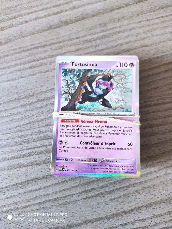 Lot 56 cartes Pokémon mascarade crépusculaire - photo numéro 2