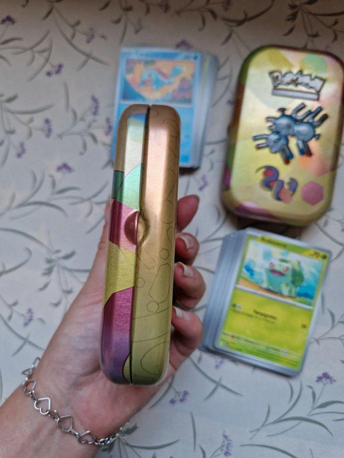 Lot 2 mini tins + carte sans doubles pokemon - photo numéro 3