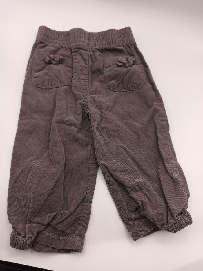 12 mois 1 an Pantalon gris anthracite - photo numéro 3