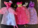 Robes et accessoires de princesse pour poupée mannequin type Barbie