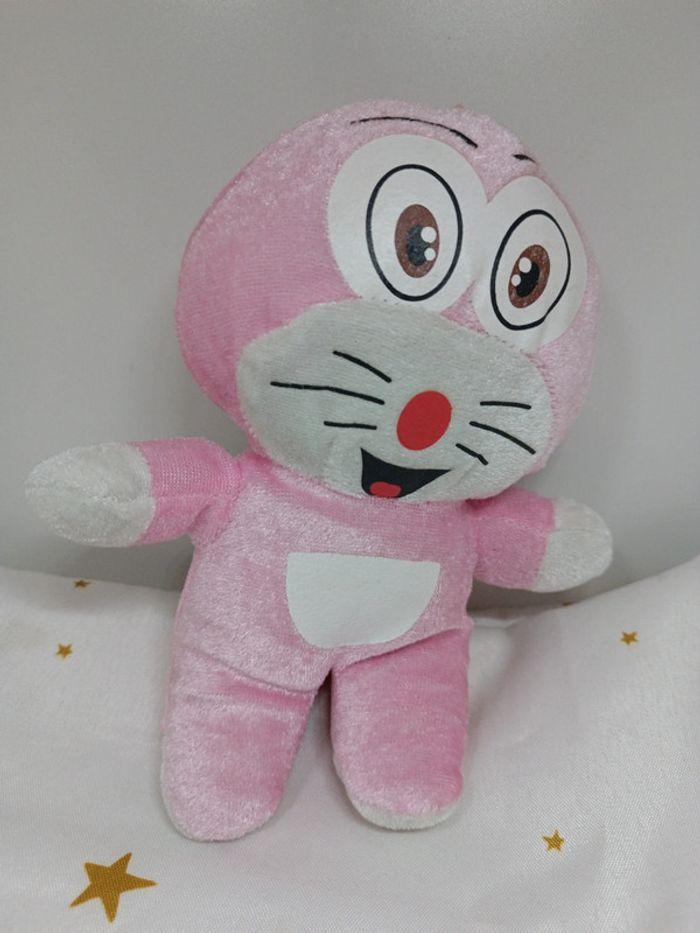 Rose pink peluche doudou poupée nounours Teddy chat cat Doraemon kawaii Sakura animé japonais - photo numéro 2