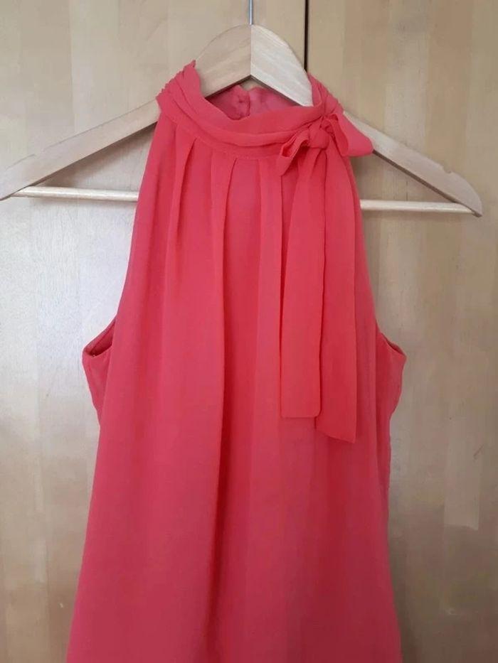 Robe de fête rose corail Etam 40 - photo numéro 2