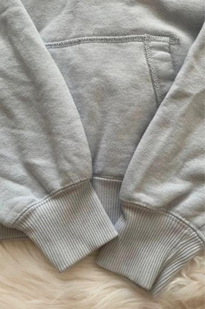 Pull Hollister à capuche bleu clair taille S/36 - photo numéro 2