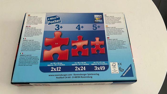 Puzzle cars 2x24 ravensburger avec mini poster . Parfait état . - photo numéro 2