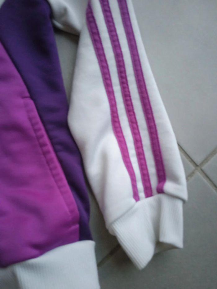 Veste survetement Adidas 10 ans - photo numéro 5