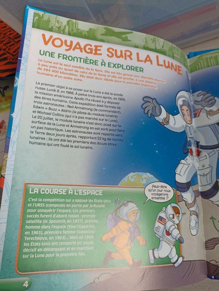 Livre voyage sur la lune playmobil - photo numéro 2