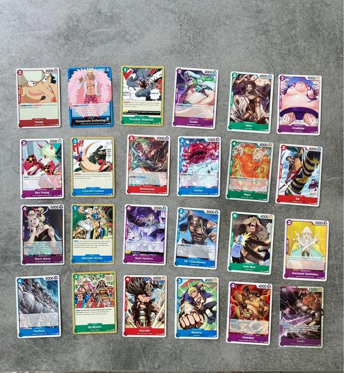 Lot de cartes One Piece op01