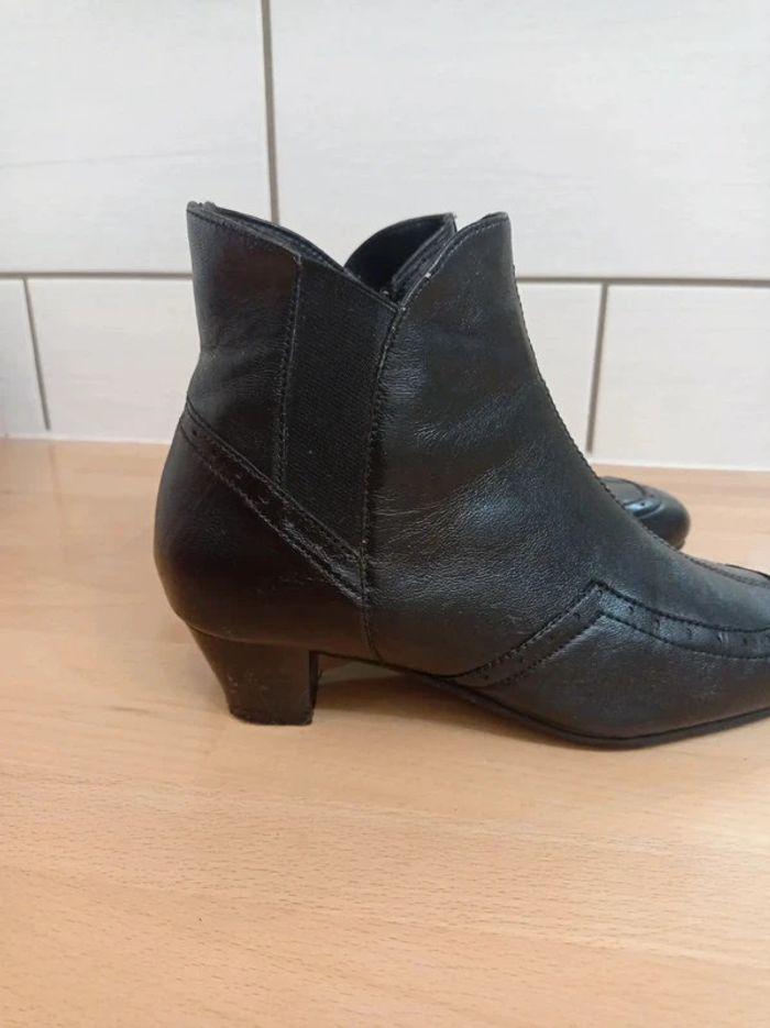 Bottines Cuir Taille 37 Pédiconfort - photo numéro 4