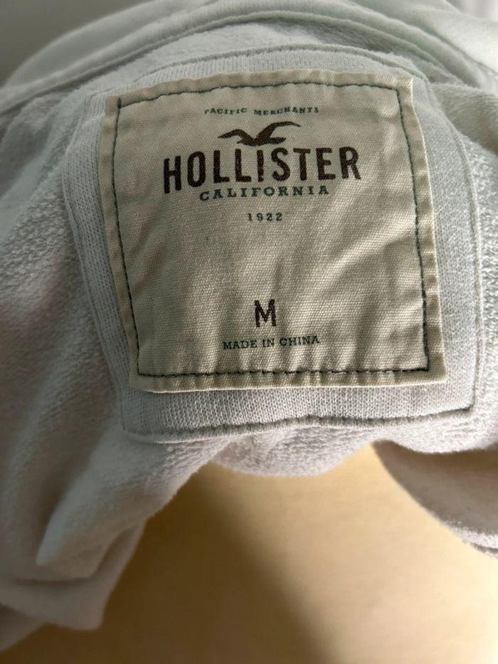 Veste à capuche blanche Hollister - photo numéro 4