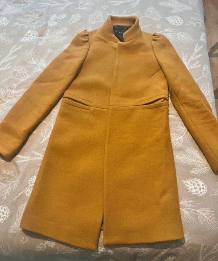 Manteau d’hiver Zara Moutarde taille S/XS - photo numéro 1