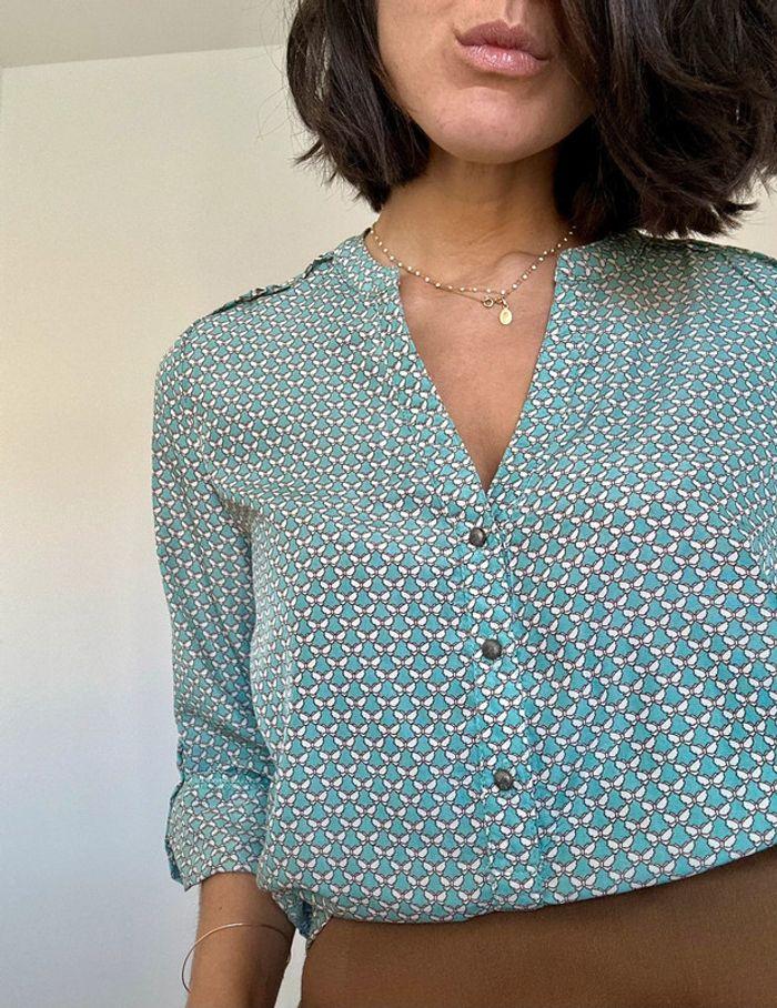 Blouse fluide à motifs BelAir - photo numéro 1