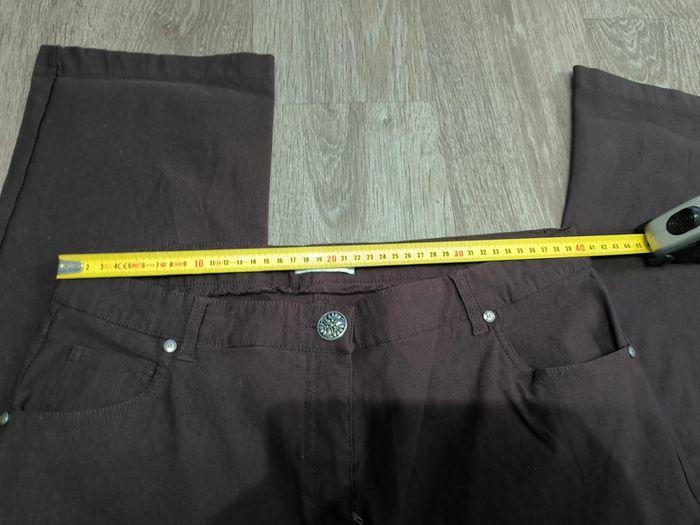 Gémo pantalon femme marron taille 46 - photo numéro 2