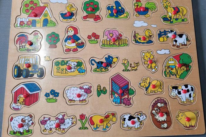 Puzzle ferme 27 pièces en bois - photo numéro 2