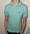 Polo Lacoste turquoise 10 ans