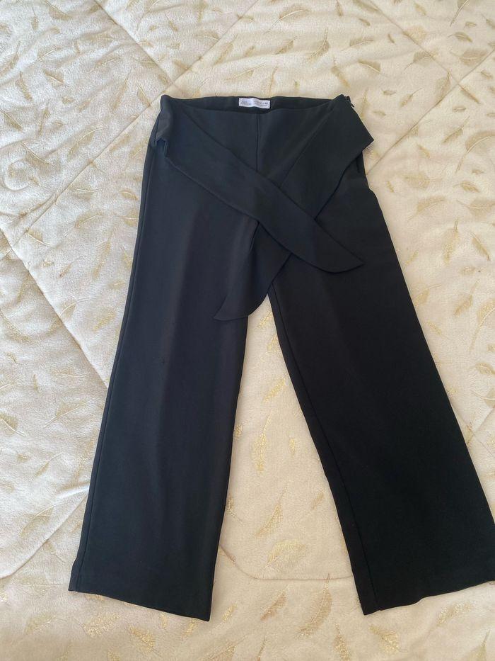 Pantalon large noir Zara - photo numéro 5