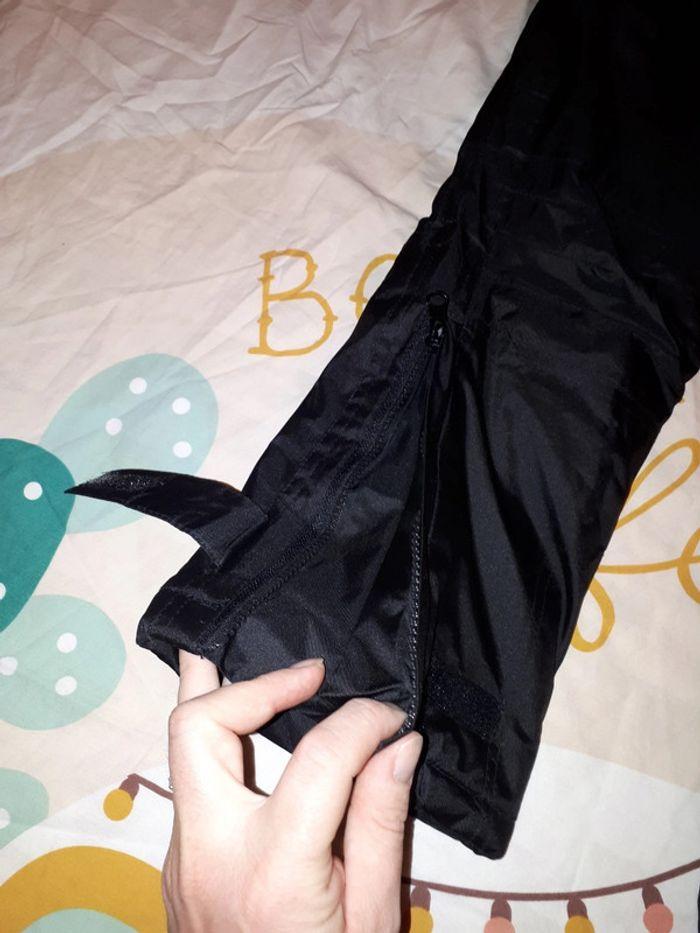 Pantalon de ski noir bretelles amovibles 6 ans U Oxyg comme neuf - photo numéro 6