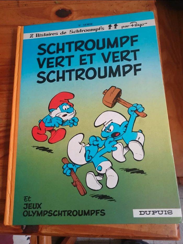 Bd les Schtroumpf vert et vert de schrtroumpf - photo numéro 1