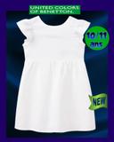 Robe 10 11 ans neuve Benetton lin et coton