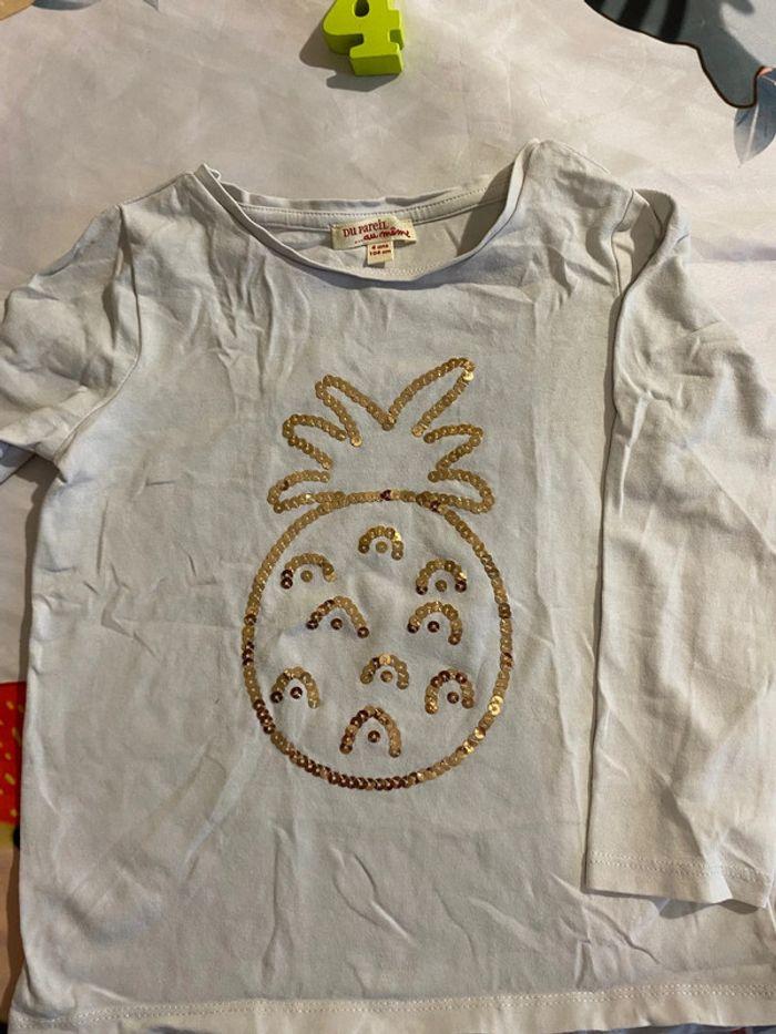 Jolie tee shirt ananas - photo numéro 2