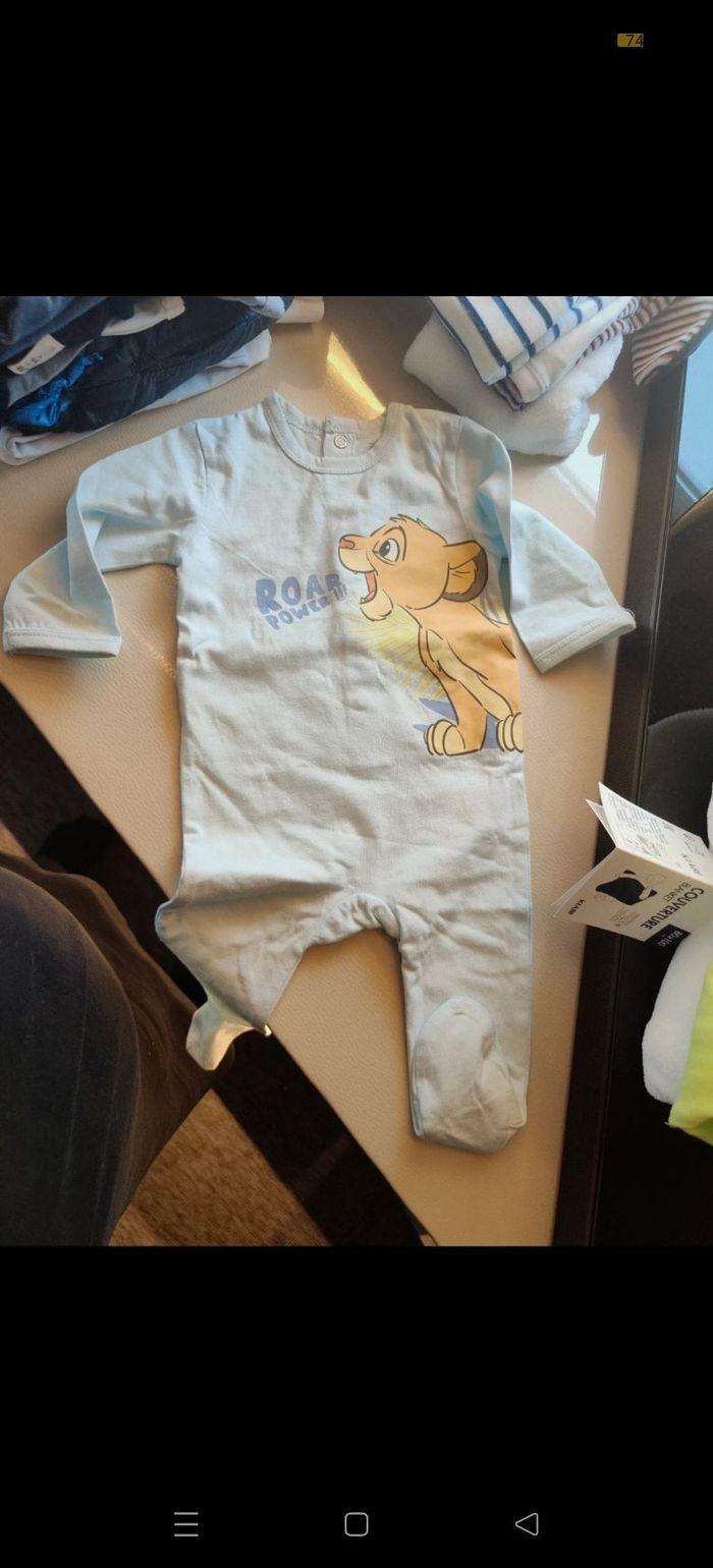 Pyjama bébé garçon coton Disney Simba