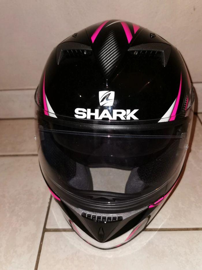 Casque shark rose - photo numéro 2