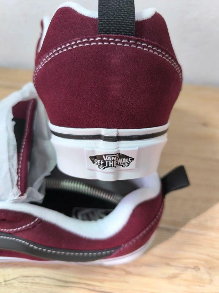 Baskets Vans knu old skool bordeaux pointure 44.5 neuves avec boîte d'origine - photo numéro 8