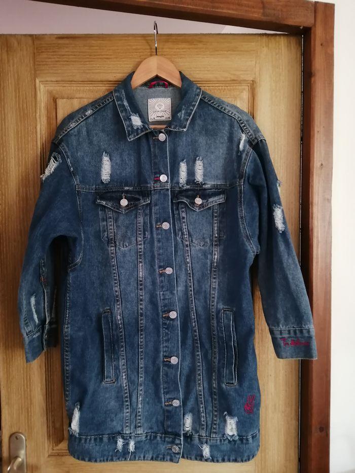 Veste en jean oversized - photo numéro 1