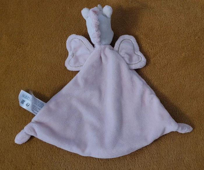 Doudou licorne rose - photo numéro 4