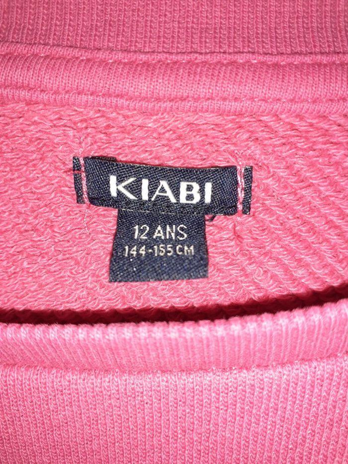 Sweat large 12 ans kiabi rose - photo numéro 3