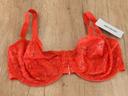 Soutien-gorge dentelle corbeille orange Aretha taille 100G Darjeeling