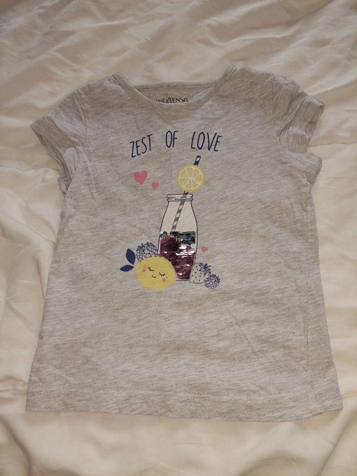 T-shirt fille Inextenso 4 ans