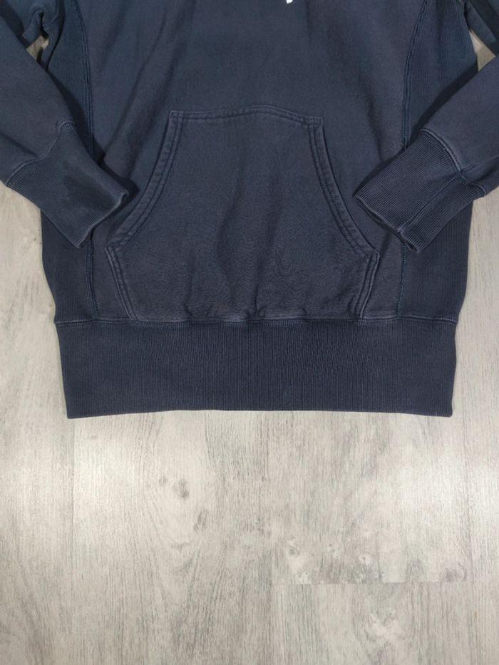 Sweat à Capuche Champion Bleu Marine Logo Brodé Taille S Homme - photo numéro 4