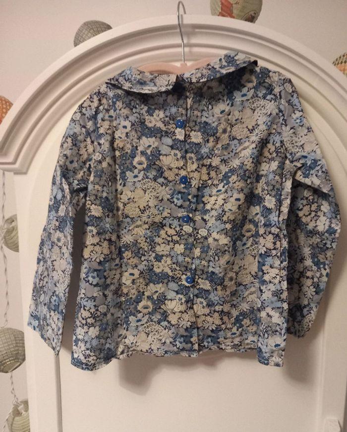 Blouse liberty Thorpe bleu 5 ans (petit 5 ans) - photo numéro 5