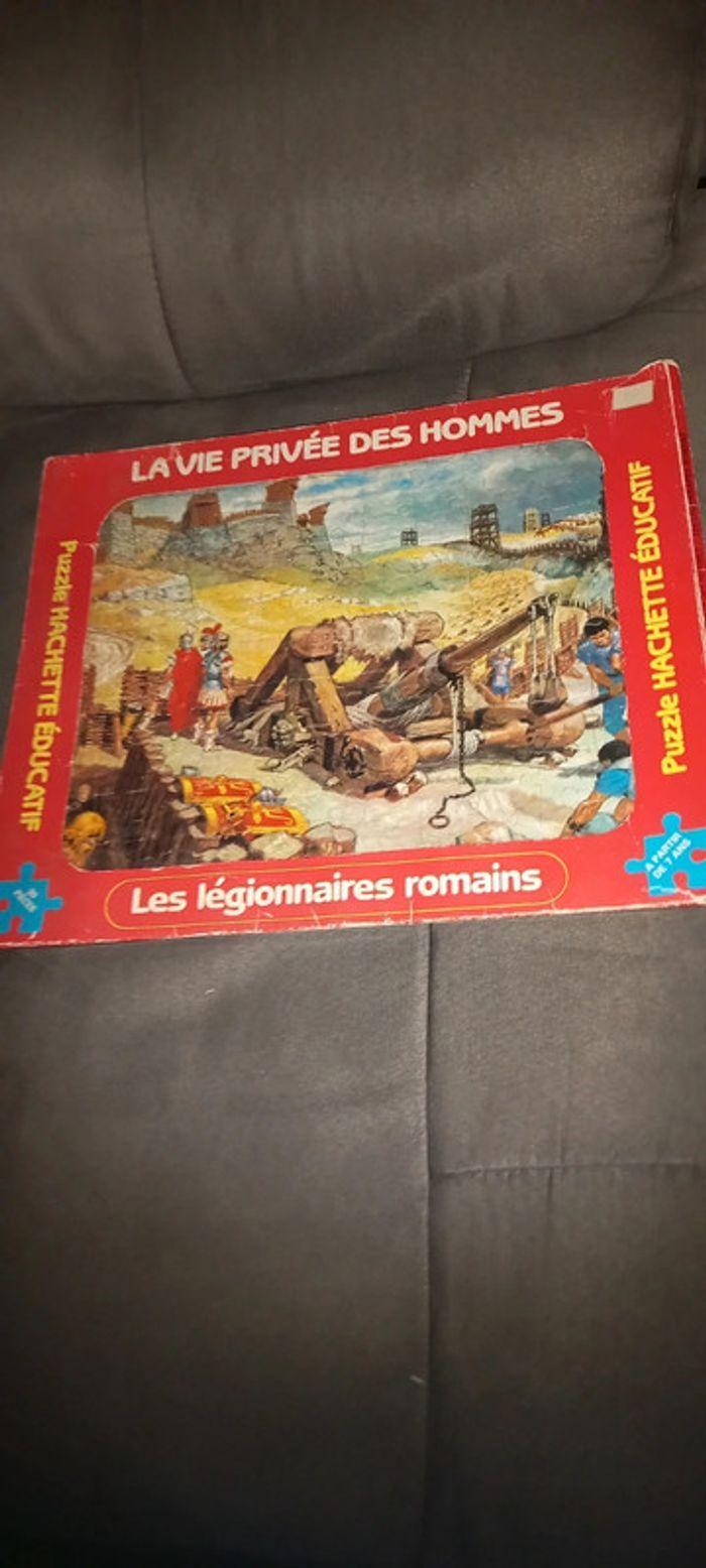 Puzzle la vie privée des hommes, les légionnaires romains vintage rare - photo numéro 1