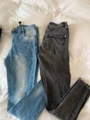 Lot de 2 jeans taille S 36