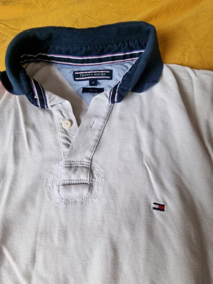 Polo blanc tommy Hilfiger taille M - photo numéro 2