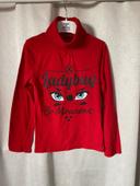 Sous pull rouge Ladybug Miraculous 8 ans