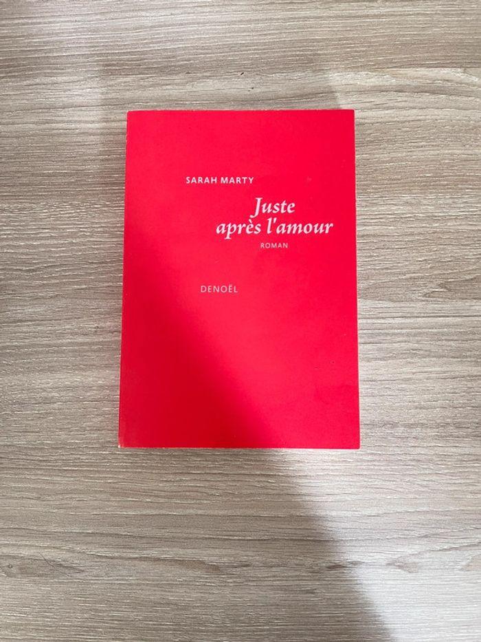 Livre Juste après l’amour - photo numéro 1