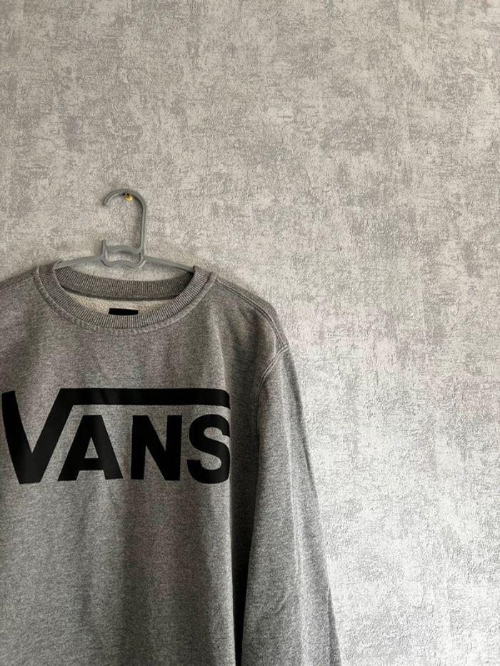 sweat gris Vans taille M - photo numéro 2