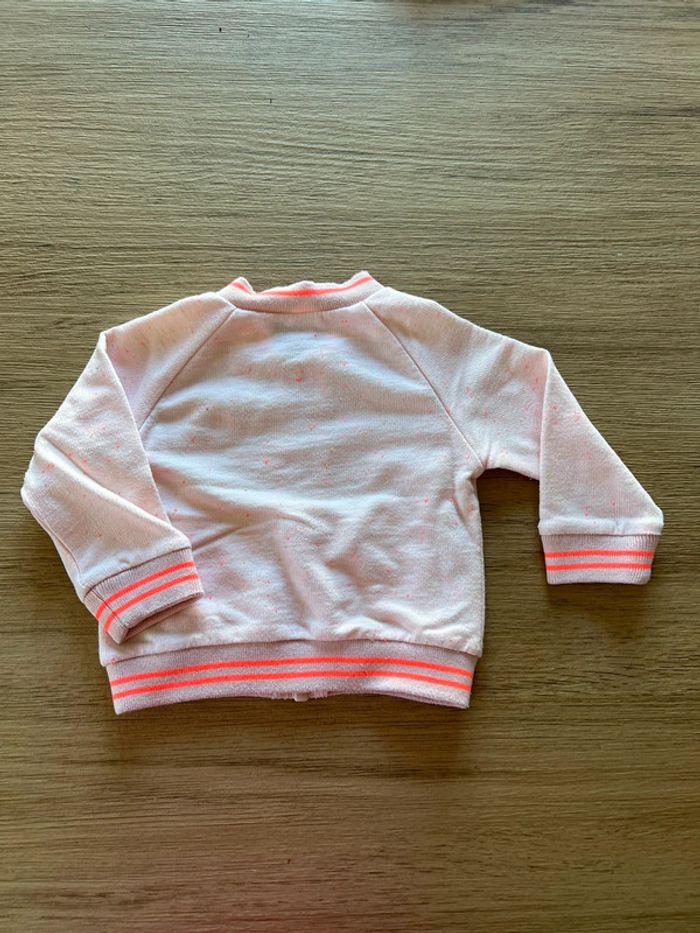 Veste zippée bébé fille 3 pommes - photo numéro 2