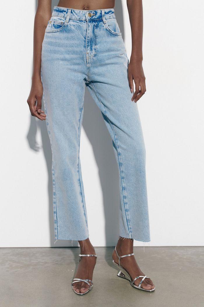 Jeans Zara bleu clair NEUF - photo numéro 1