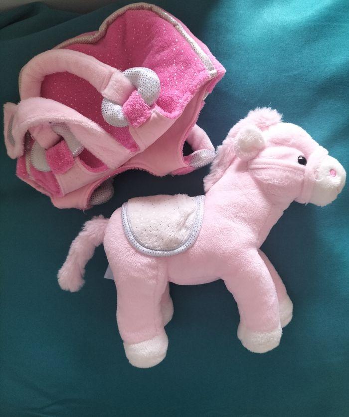 Poney dans son sac de transport (peluche) - photo numéro 2