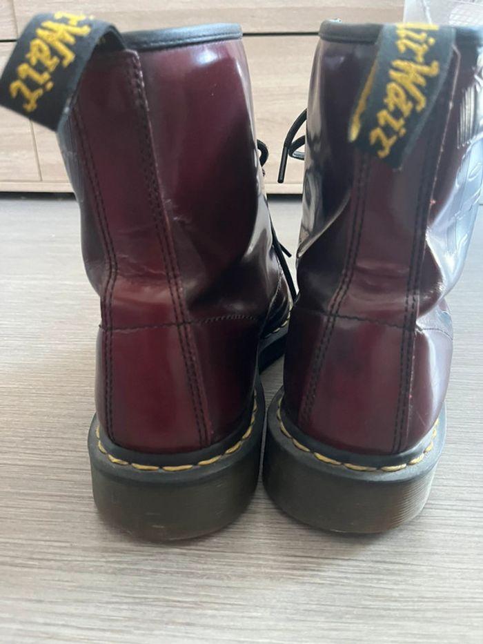 Dr Martens 1B89 bordeaux et noires pointure 43 - photo numéro 4