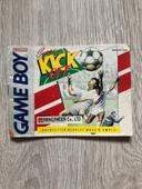 Notice manuel d’inscription Nintendo Gameboy kick off