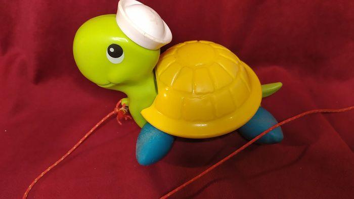 tortue vintage '' petits pas de fisher price '' - photo numéro 1