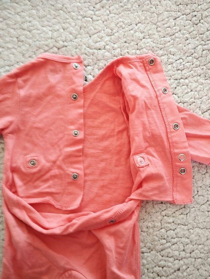 Pyjama rose corail 'Adorable like mummy' T1M Kiabi - photo numéro 4