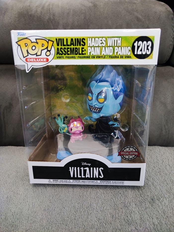 Funko pop Hadès with pain ann panic 1203 Hercules Disney - photo numéro 1