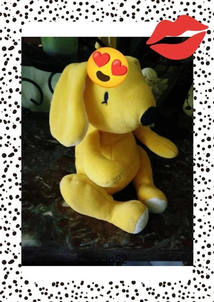 Peluche chien jaune - photo numéro 4