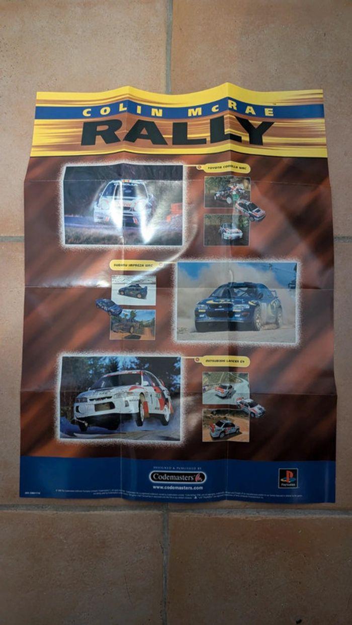 Jeu PS1 "Colin McRae Rally" avec Notice et Poster - Boîtier Fissuré - photo numéro 3