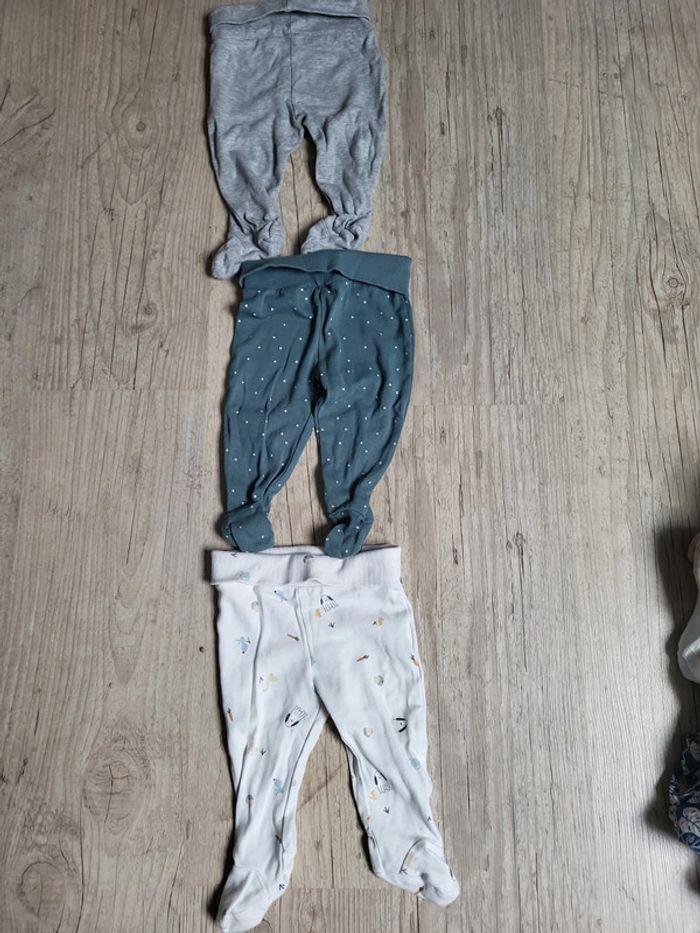 Lot de 3 leggings à pieds - photo numéro 1